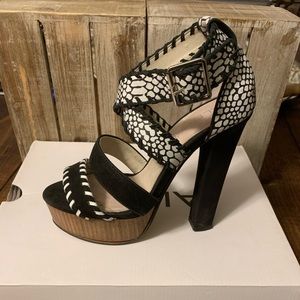 Pre Loved Aldo Platform Heeled Sandals